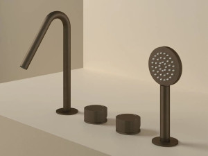 Набор для ванны с 4 отверстиями из латуни