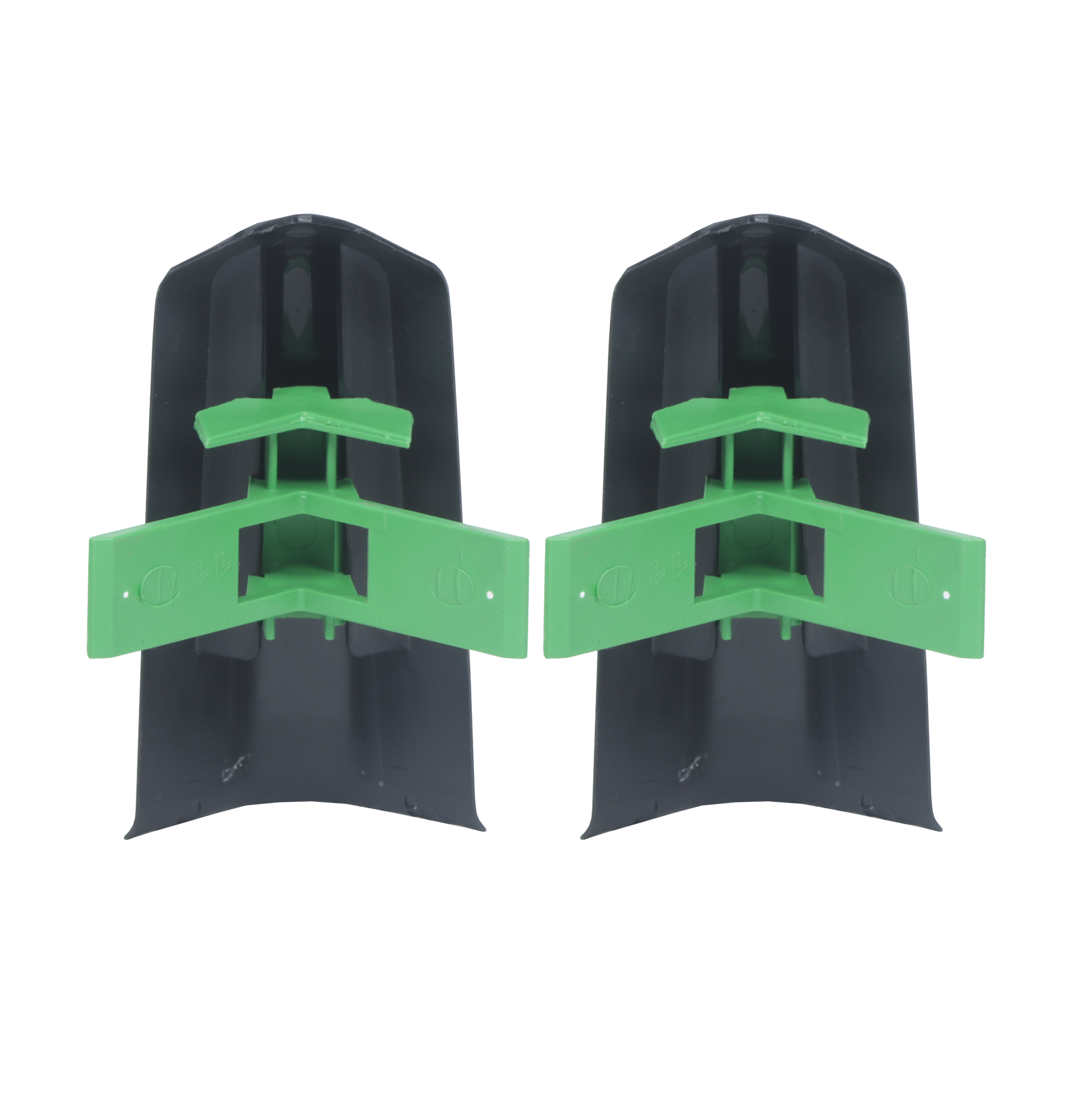 86483302 Угол внешний ПВХ 80 мм цвет черный матовый 2 шт. STLM-0069160 Santreyd  - Вид №1