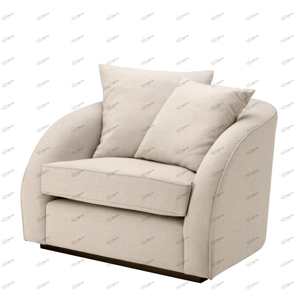 Кресло Les Palmiers от Eichholtz белое EICHHOLTZ ДИЗАЙНЕРСКИЕ, EICHHOLTZ 062301 Бежевый 