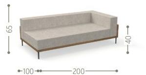 Talenti Садовый диван из модульной ткани Cleo teak sun-id-1418470 - Вид №13