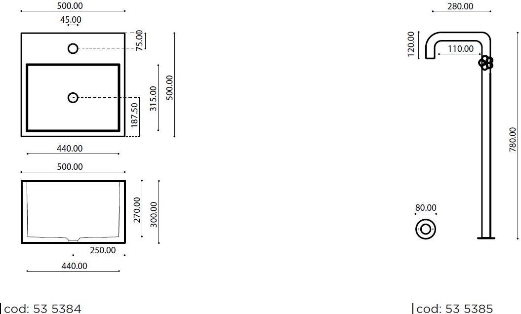 PAOLELLI GARDEN Садовый фонтан из нержавеющей стали и бетона Cimento 53 5201 - Вид №1