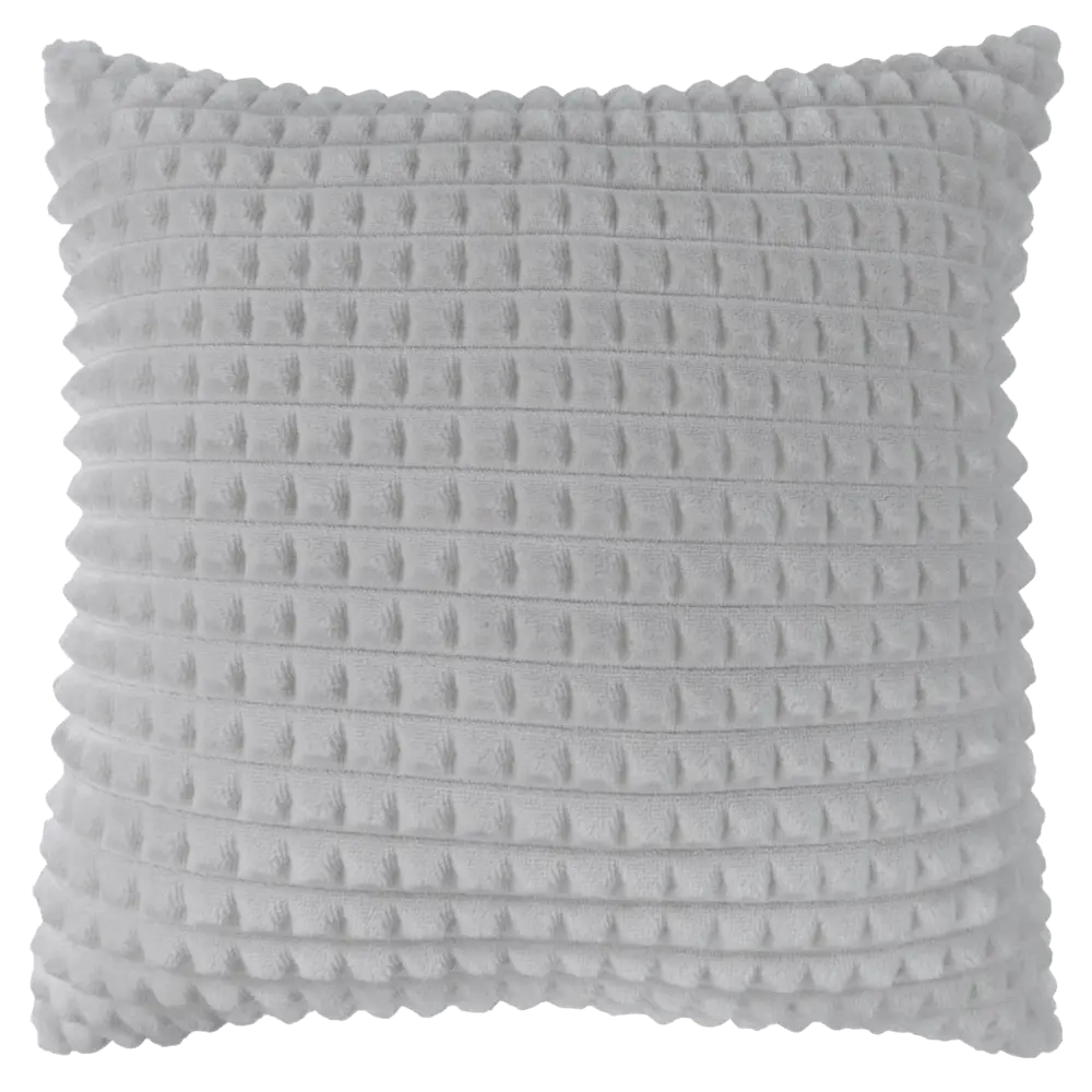 Подушка Плюш 40x40 см цвет серый LINEN WAY STLM-2159486