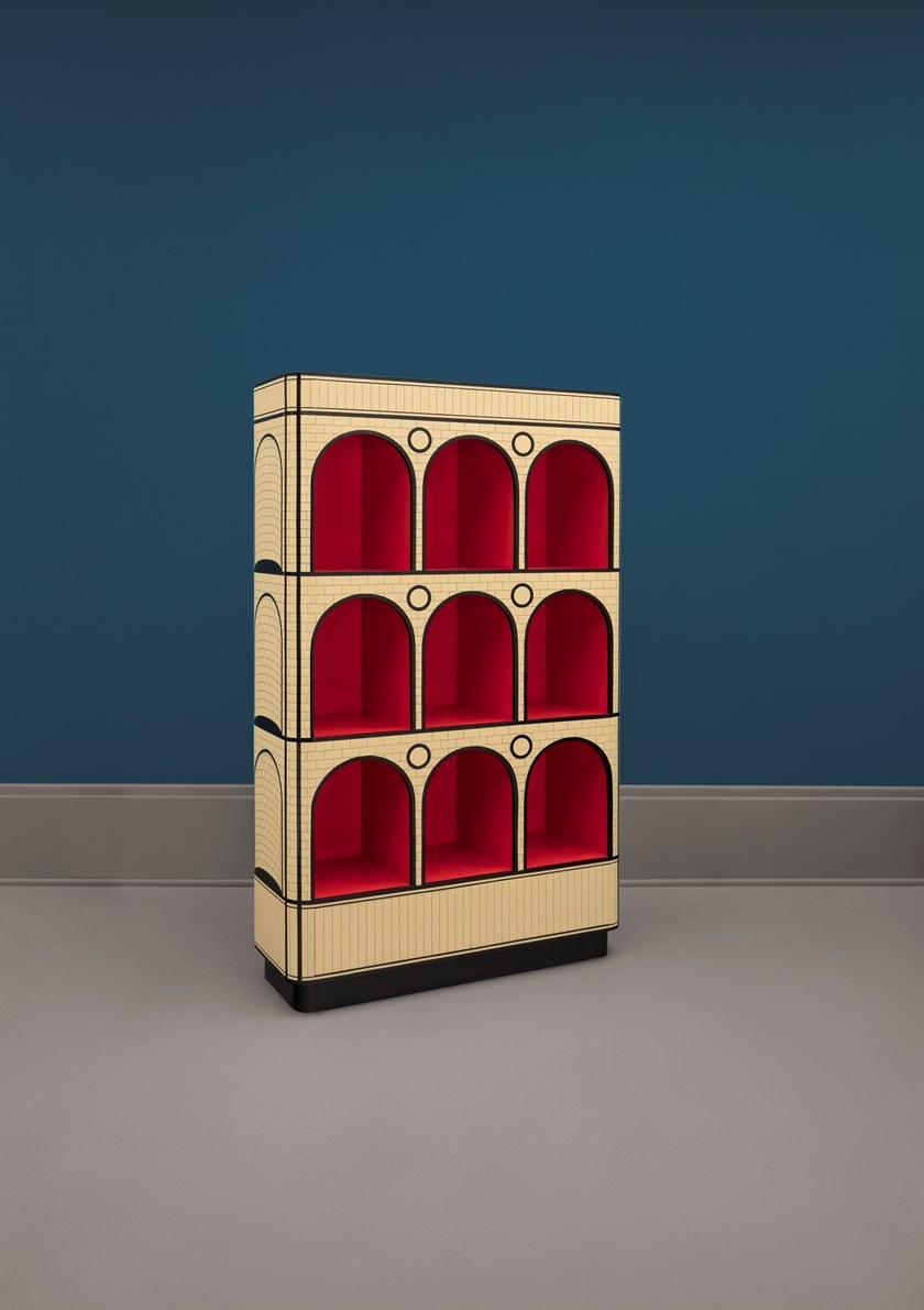 Scarlet Splendour Самонесущий открытый книжный шкаф Vanilla noir sun-id-1491606 - Вид №4