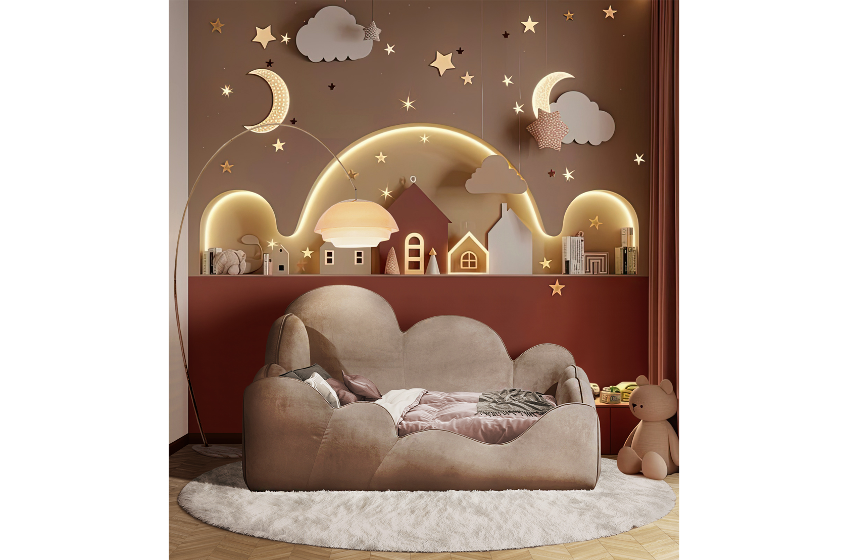 CIST209 Детская односпальная кровать Дино Circu  - Вид №5