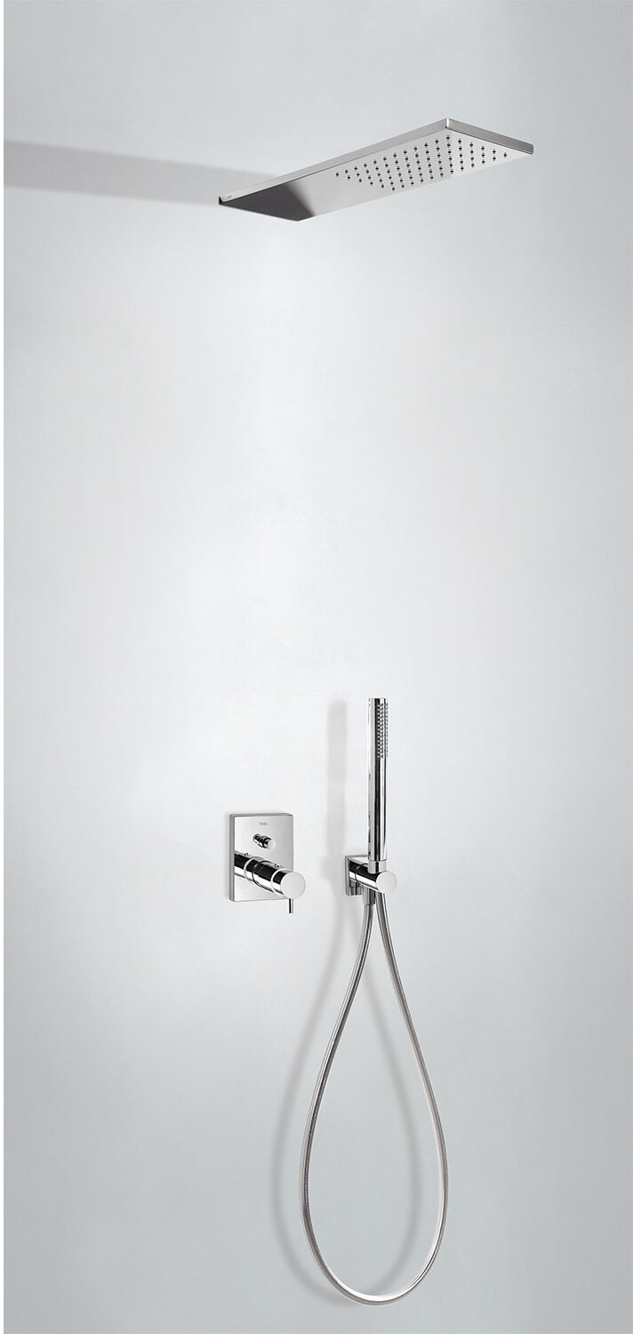 Комплект 2-ходового скрытого термостатического смесителя для душа TRESMOSTATIC-09096021 TRES