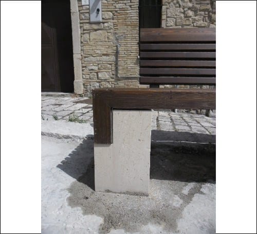 Деревянная скамья со спинкой Viscio Urban Design DANIA ARCH-00085699 - Вид №6