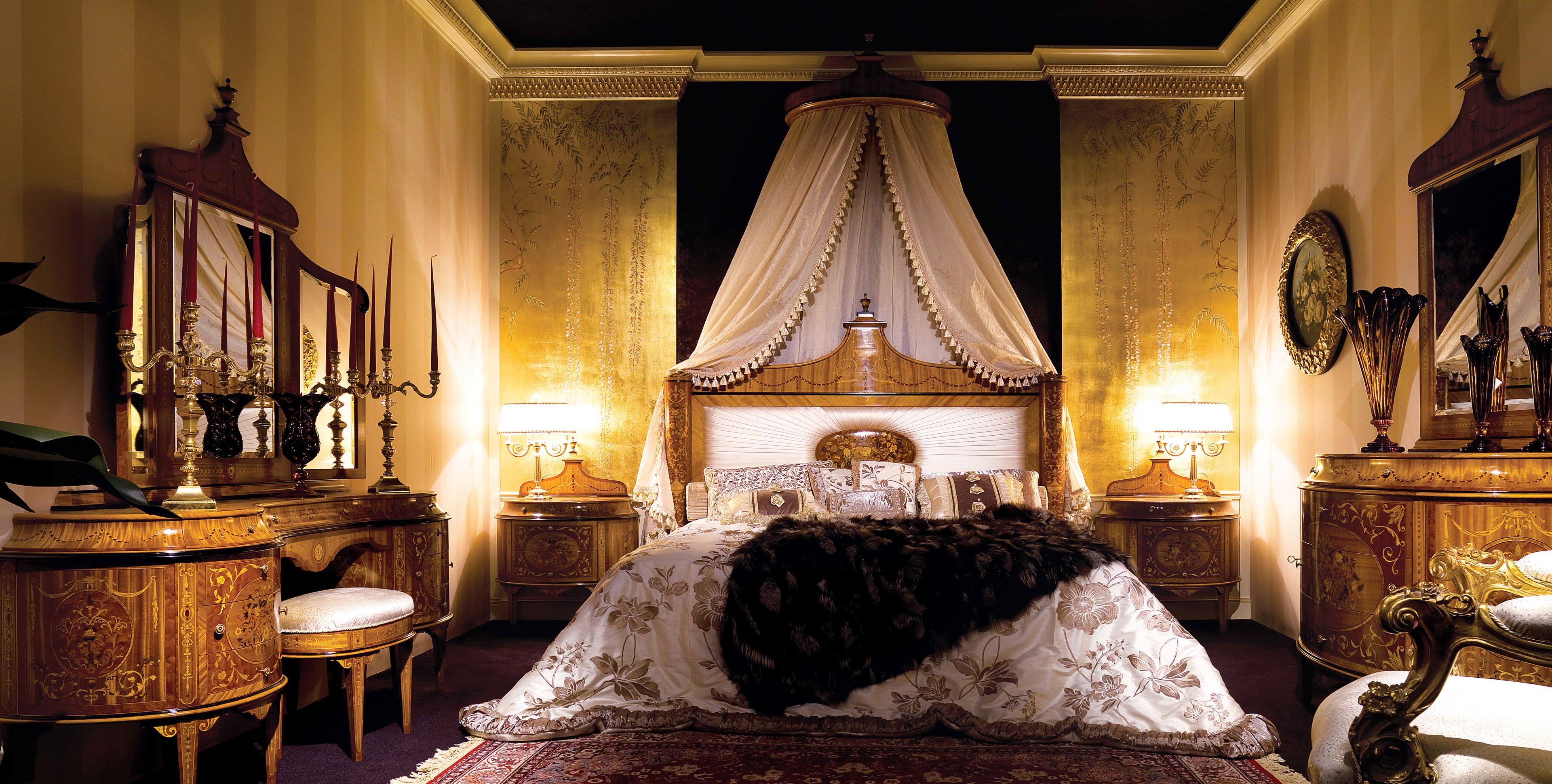 Вишневый туалетный столик Bellotti Ezio стиль Beetles ARCH-00110515 - Вид №1