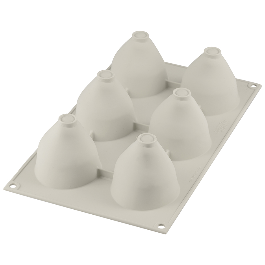 26.267.13.0065 Форма для приготовления пирожных fragole e panna силиконовая Silikomart  - Вид №1