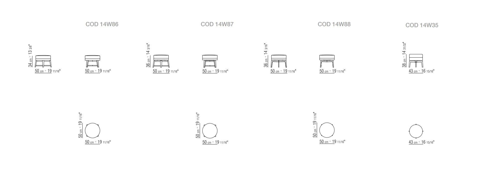Тканевая мягкая подставка для ног Flexform Feel Good ARCH-00147699 - Вид №2