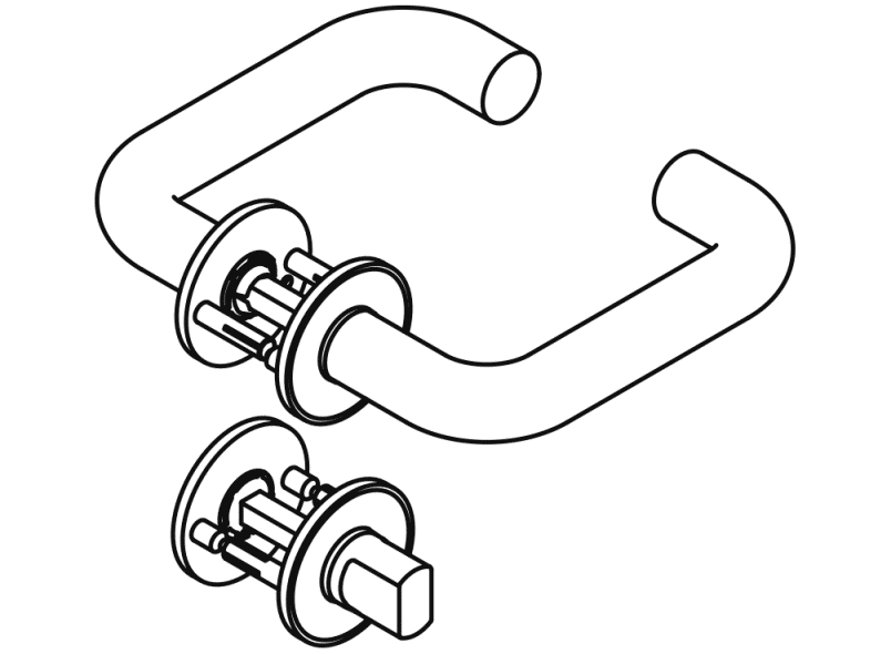 111PBIX02230 Свободно занятое множество HEWI Edition matt  - Вид №2