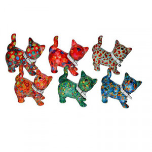 148-00021 Копилка "Кошка" 19 х 8 х 16 см в ассортименте POMME-PIDOU