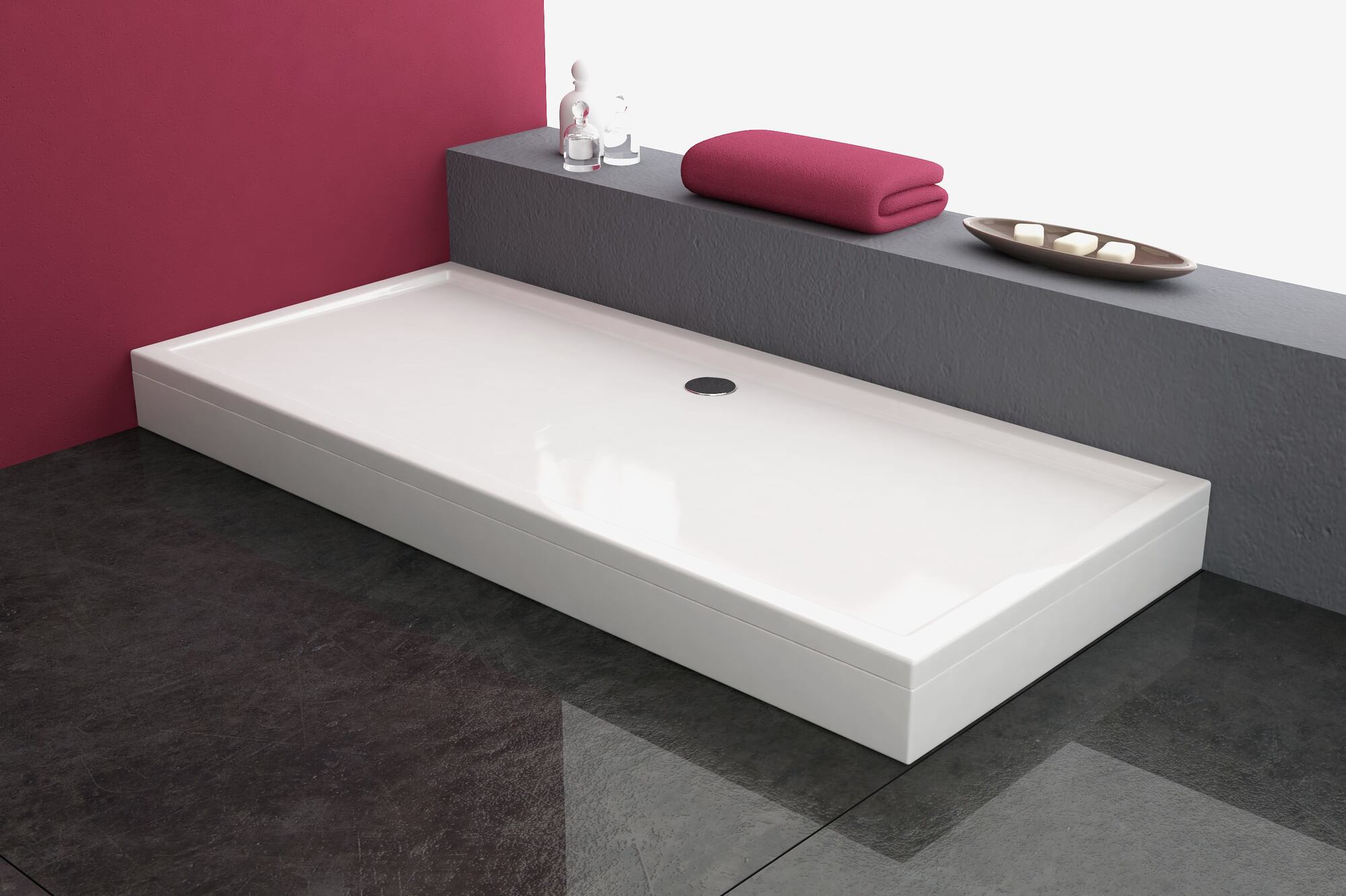 Поддон для душа акриловый Kolpa-San Flamenco 00524  Словения  - Вид №1