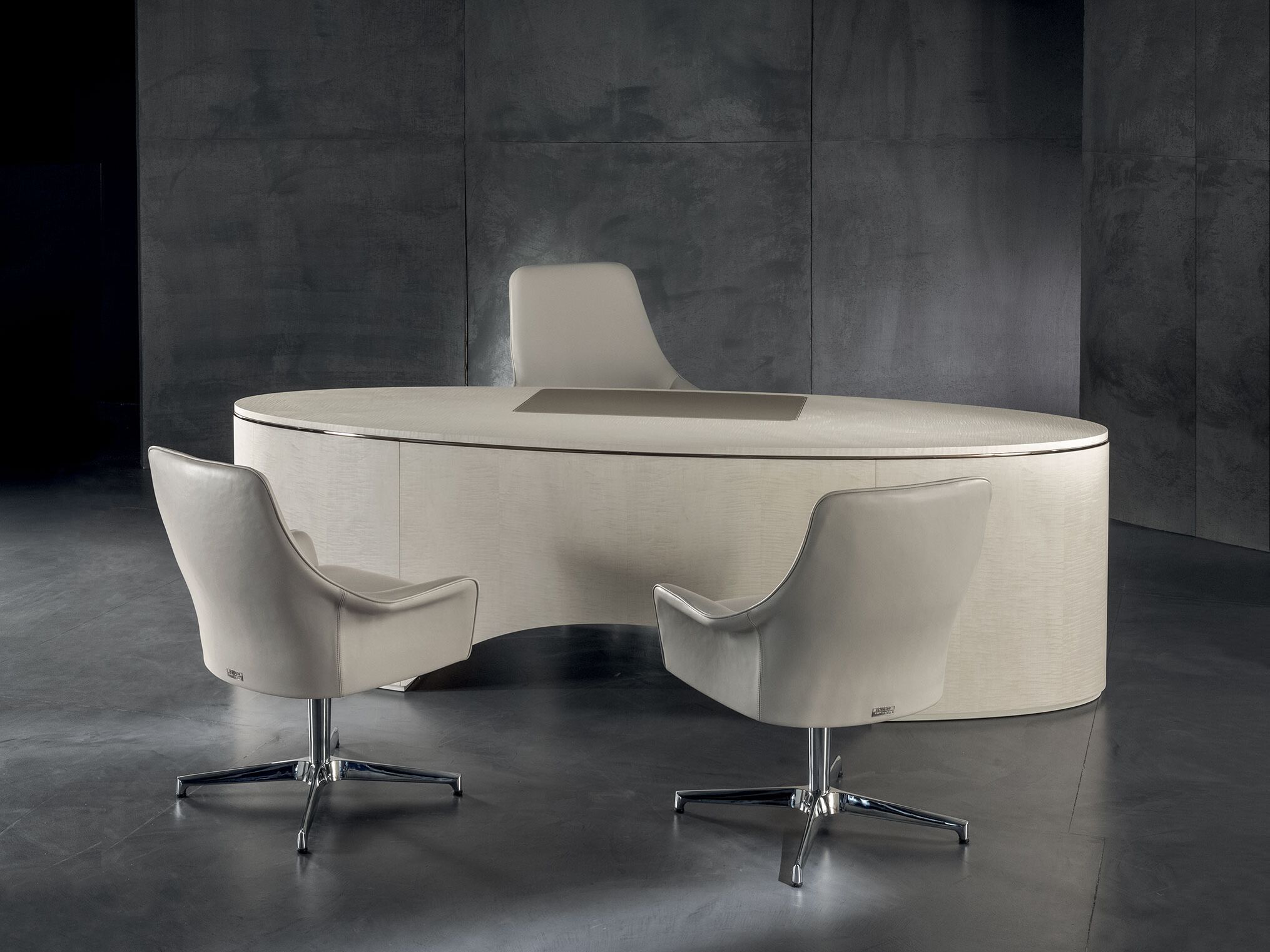 Вращающееся кресло с подлокотниками Longhi Blooming ARCH-00107511 - Вид №3