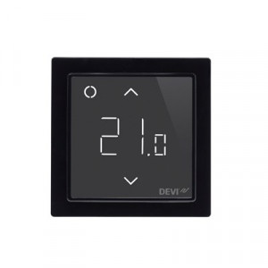 Danfoss DEVIreg™ Smart — программируемый терморегулятор для теплого пола с Wi-Fi DEVIreg Smart терморегулятор черный 140F1143