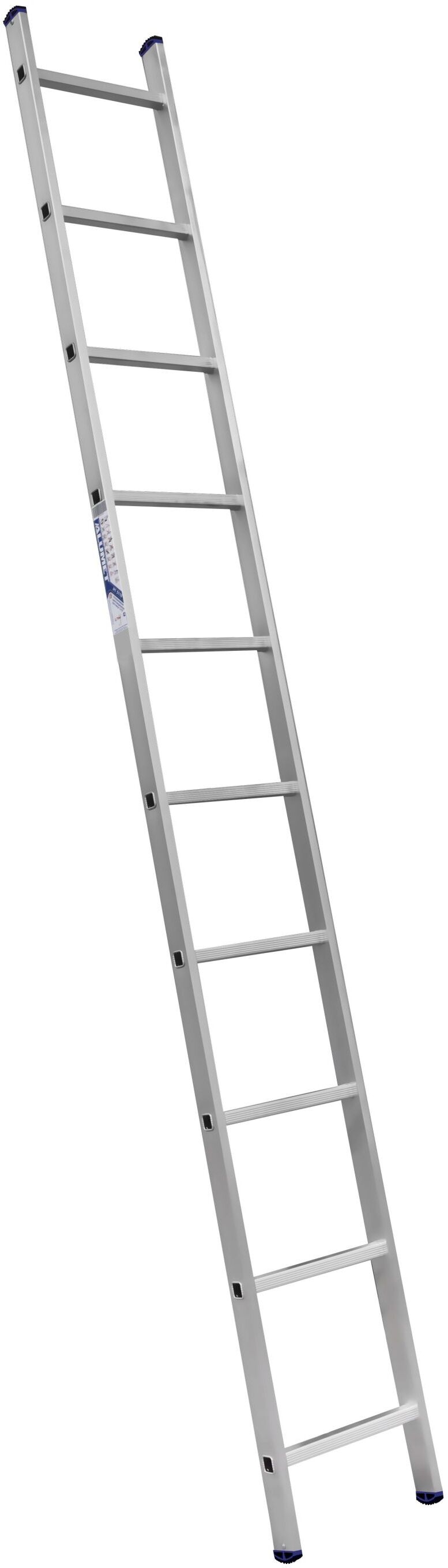 Алюминиевая односекционная приставная лестница H1 5110
