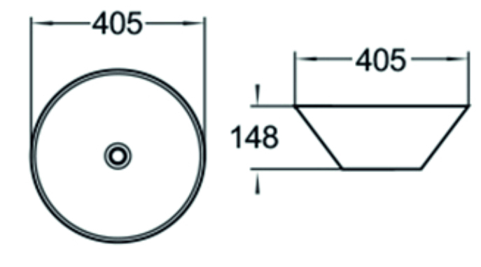 Раковина чаша SL-1042 SANTILINE  - Вид №1