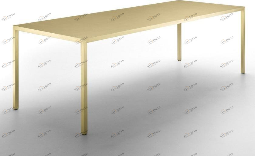 MDF Italia Прямоугольный стол из латуни Tense sun-id-1499375