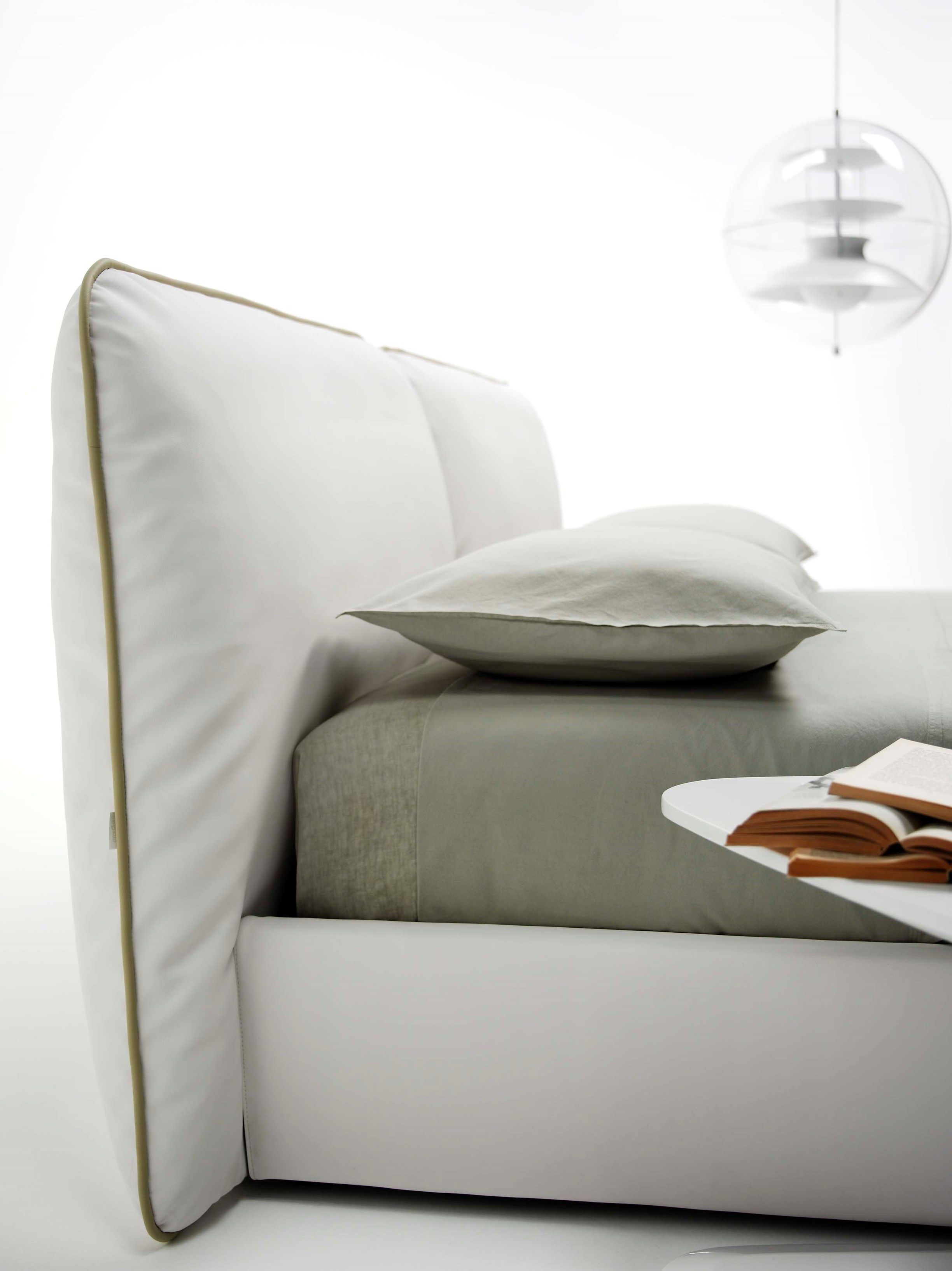 Двуспальная кровать-контейнер с мягким изголовьем ESTEL GROUP PLUME ARCH-00092038 - Вид №2