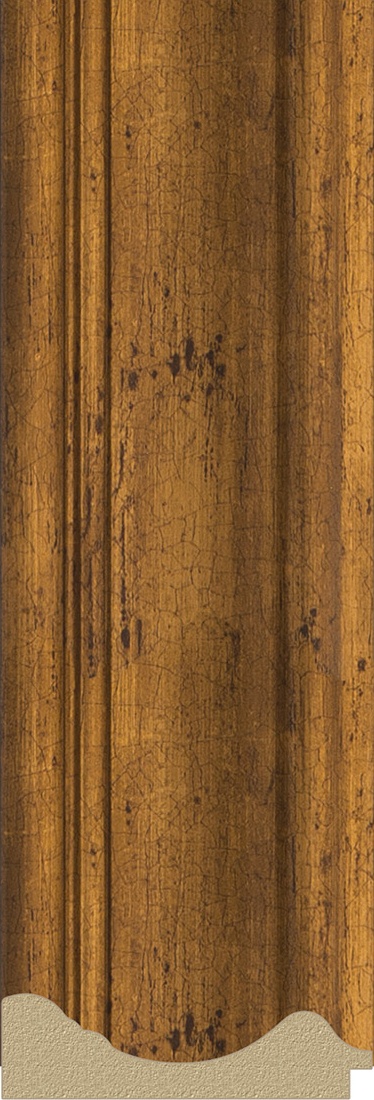 BY 6329 Зеркало напольное с гравировкой в багетной раме - травленая бронза 99 mm EVOFORM Exclusive-G floor - Вид №3