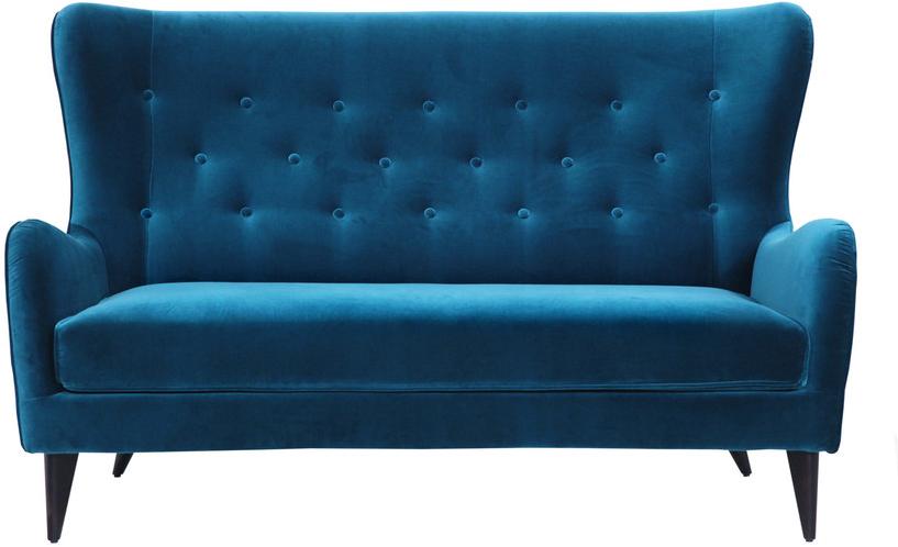 Sits Стеганый 2-х местный диван из бархата с высокой спинкой Pola sun-id-1498917 - Вид №1