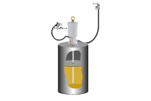15448601 Комплект с насосом для консистентной смазки PumpMaster 3и3 для бочек 185 кг SBG-2003 DRUM MOUNTED G.PUMP K 429800 SAMOA