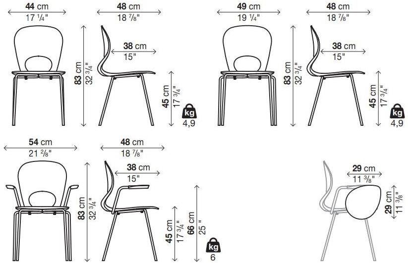 Kristalia Стул складной с подлокотниками sun-id-1476929 - Вид №4