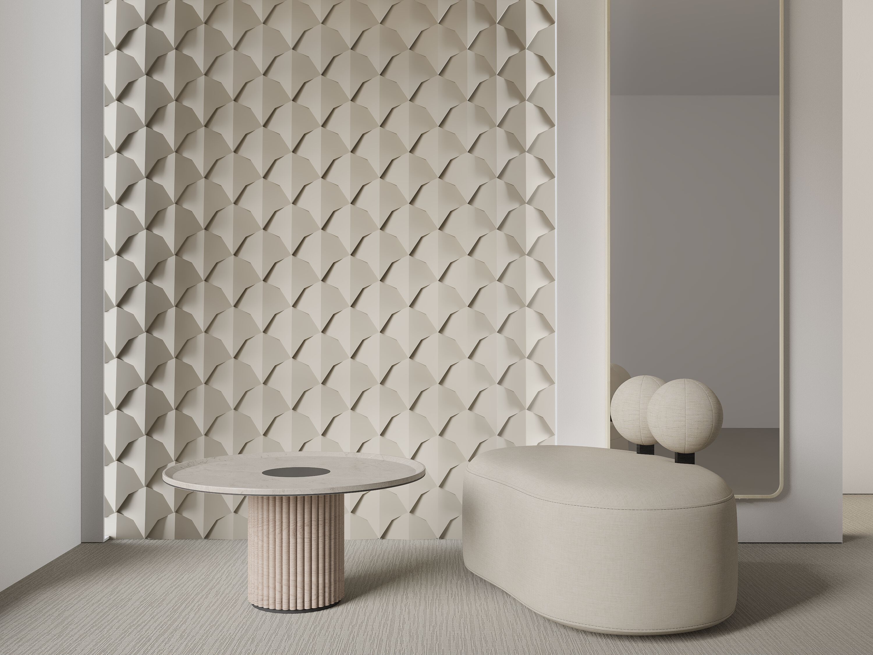 Трехмерное гипсовое покрытие WallDeco дизайн ARCH-00097980