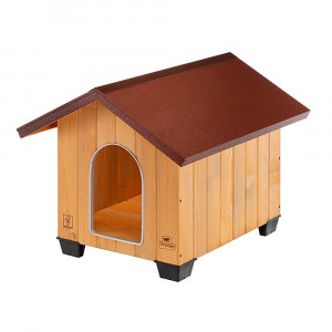 Т0053587 Будка для собак Domus Medium деревянная, 73х85х67,5см FERPLAST