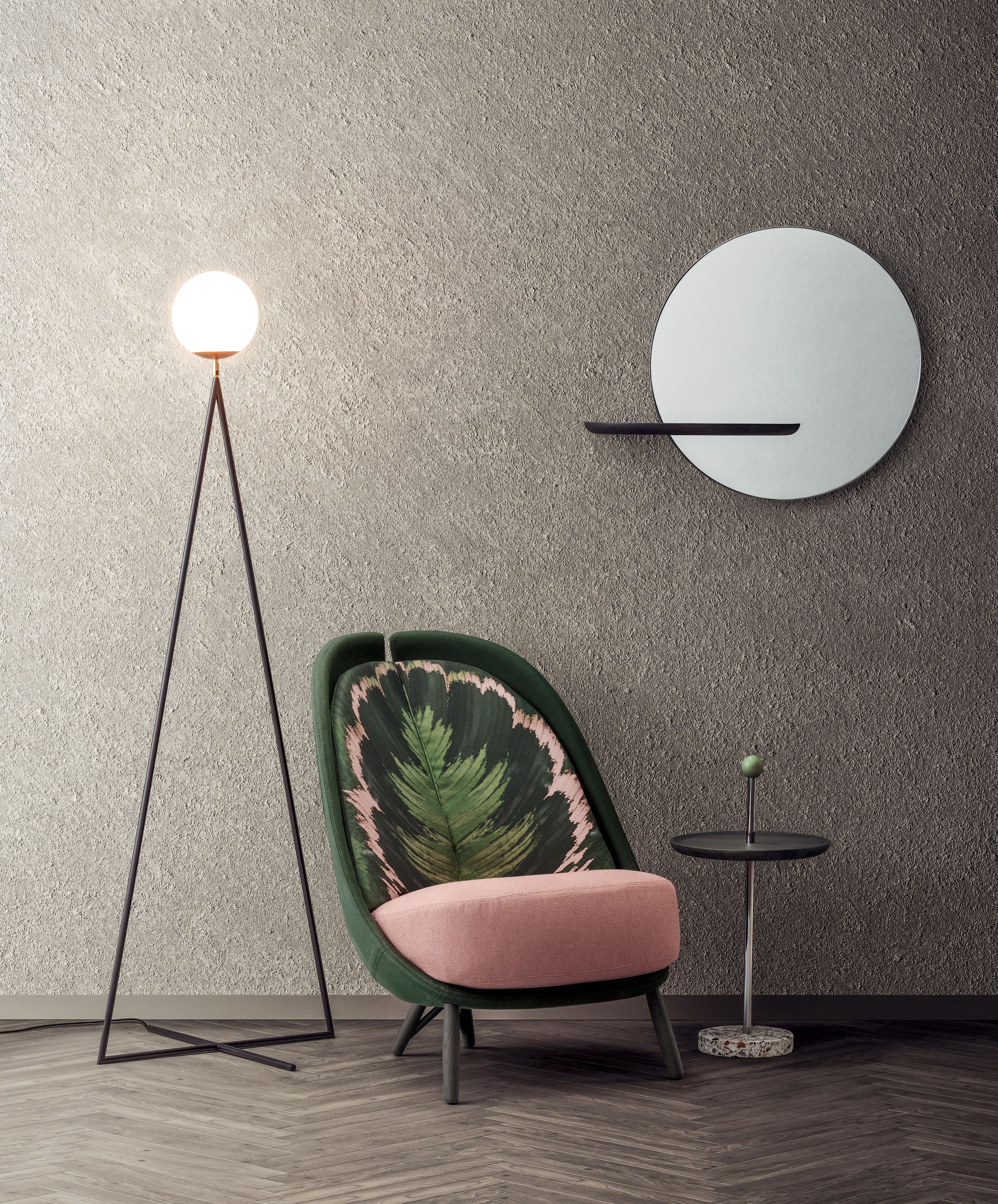 Круглое зеркало с настенной полкой Pianca Альт ARCH-00118449 - Вид №1