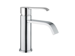 Однорычажный смеситель для раковины с автоматическим сливом