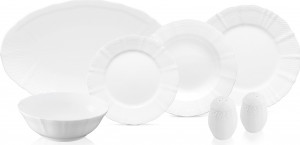 10675366 Noritake Сервиз столовый Noritake Шер Бланк на 6 персон 21 предмет, фарфор Фарфор