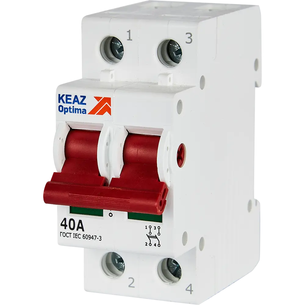 Автоматический выключатель КЭАЗ Opti Din ВМ63PL 40А для надежной защиты электросети 89206639 STLM-1102772