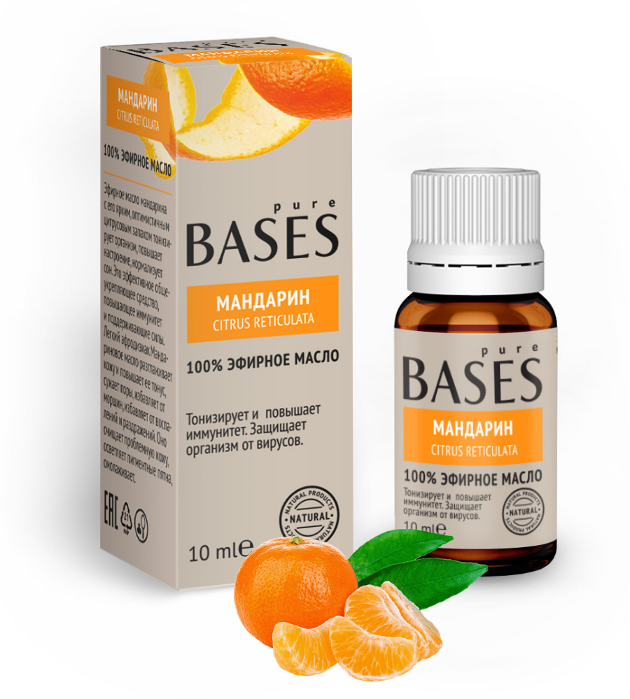 82391929 Масло эфирное для бани Мандарин 10 мл STLM-0026289 ДОКТОР БАНЯ