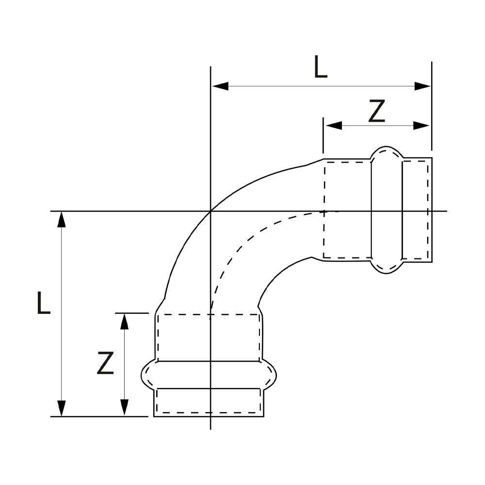 PS50020890000 Отводы Tece  - Вид №1