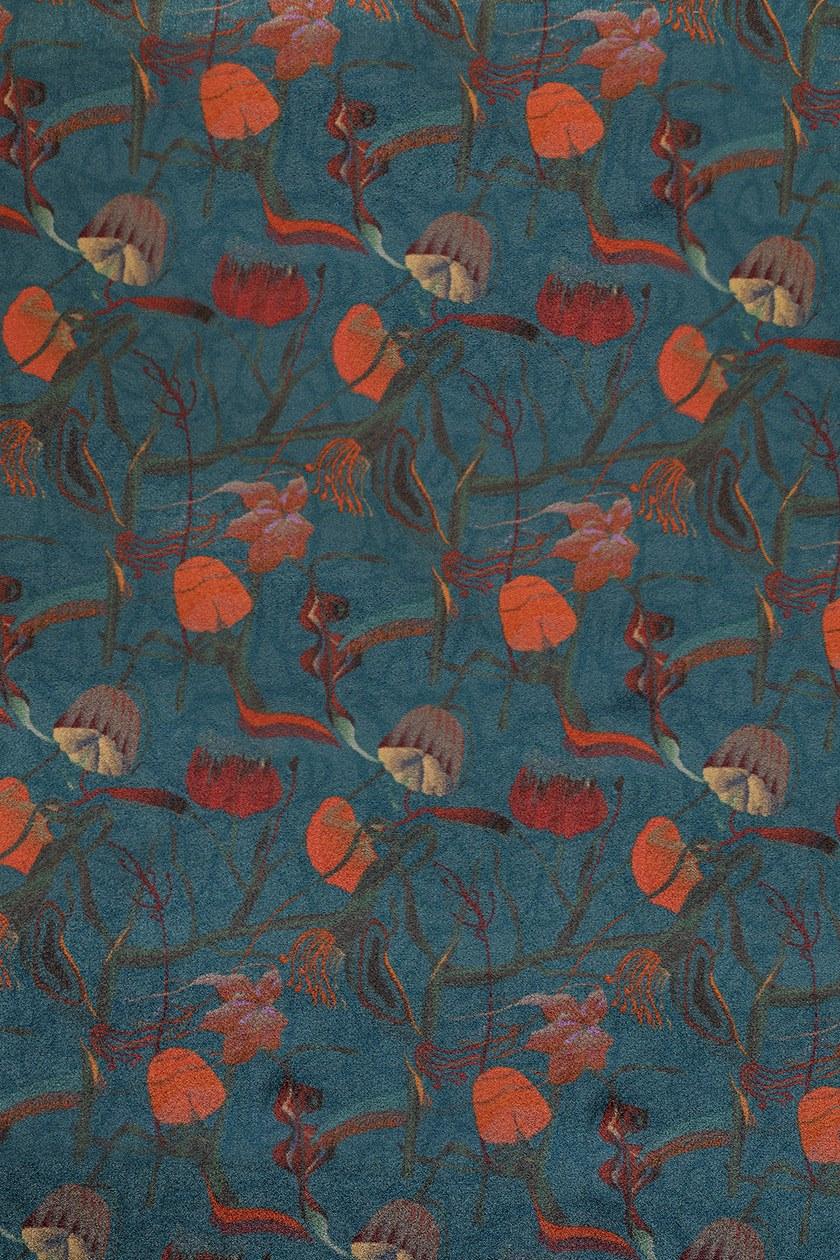 Ковер из полиамида с цветочными мотивами Diva Santreyd sun-id-1360647 - Вид №5