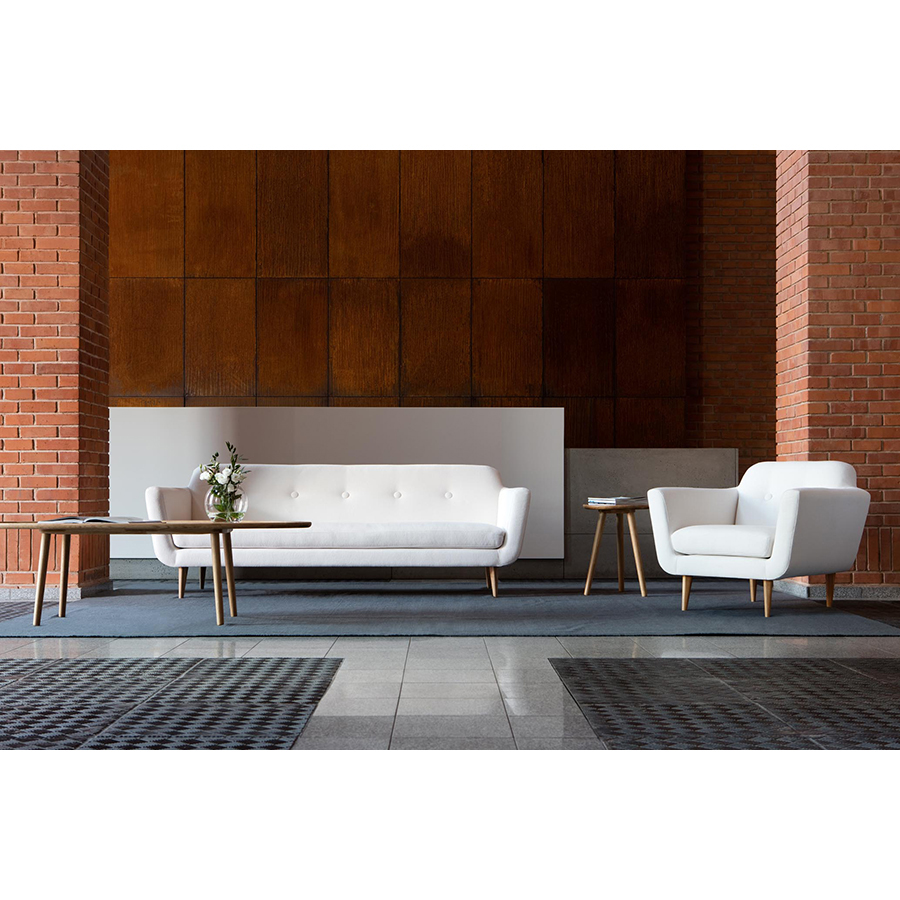 Диван Otto, трехместный, кремовый Sits S1503 - Вид №1