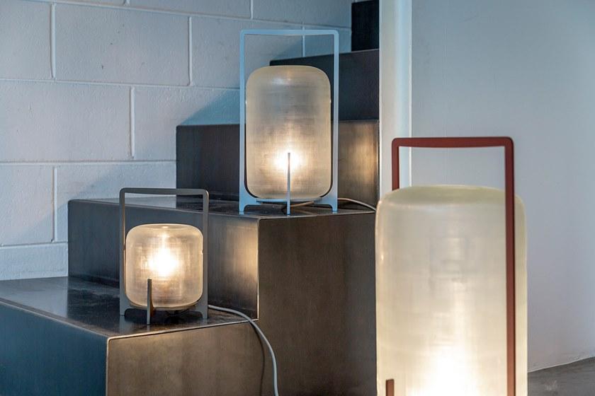 Warli Настольная светодиодная лампа из нержавеющей стали и стекла sun-id-1462309 - Вид №3