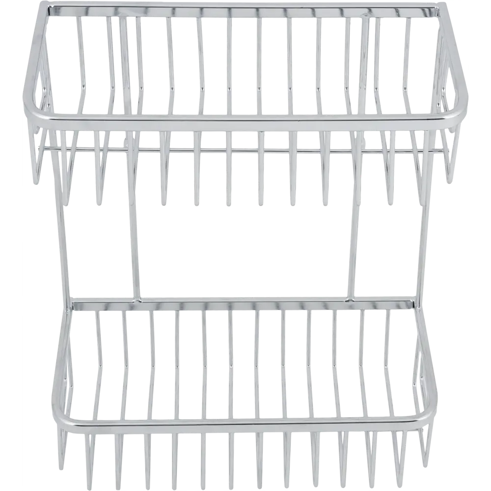 Полка для ванной комнаты Verran прямоугольная двухъярусная, 25x30x13.3 см STLM-2003682 - Вид №2
