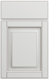 Фасады для кухни Патина Фрезеровка «Честер» Белый №6