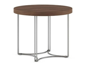 Круглый журнальный столик из шпона