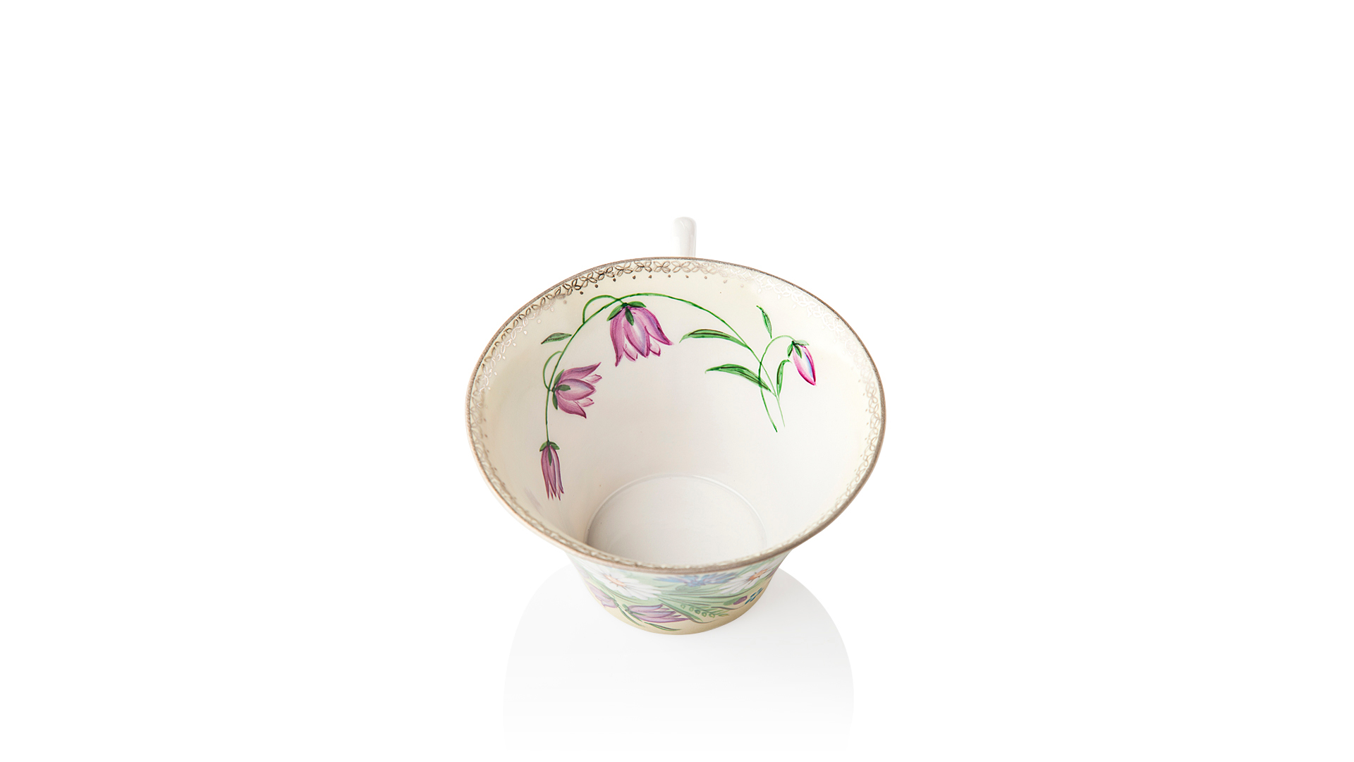 10617334 Мануфактуры Гарднеръ в Вербилках Чайная пара "Дыхание лета" Фарфор, Керамика  - Вид №2