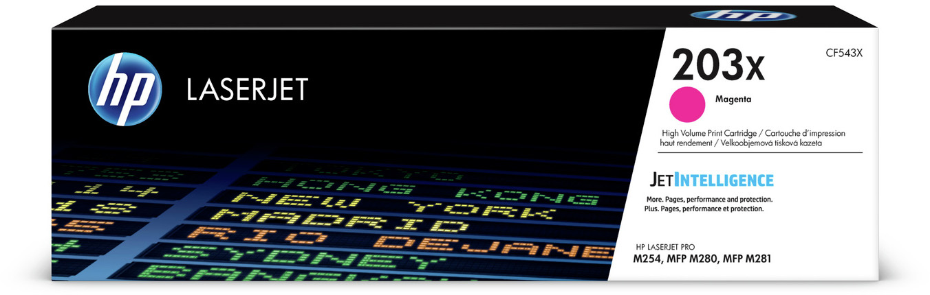 CF543X 203x original magenta laserjet toner cartridge HP Santreyd 