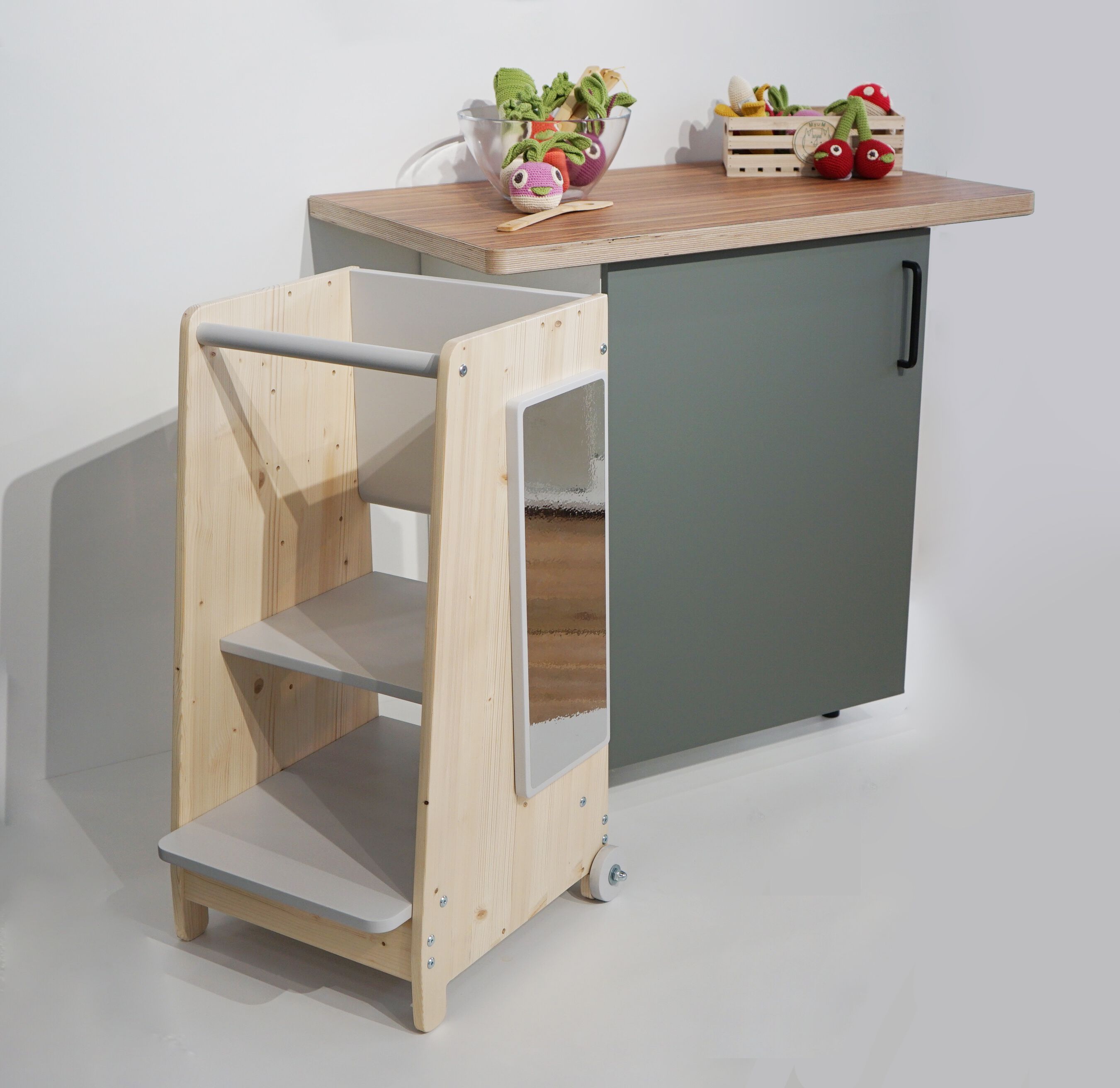 Регулируемая высота деревянный стул Mathy by Bols ASYMETRY ARCH-00149104 - Вид №15