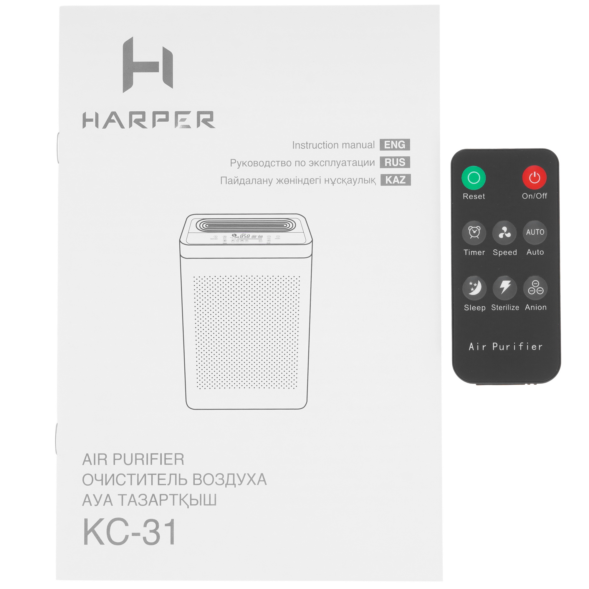 9056605 Очиститель воздуха Harper KC-31 белый STDN-0105099 - Вид №6