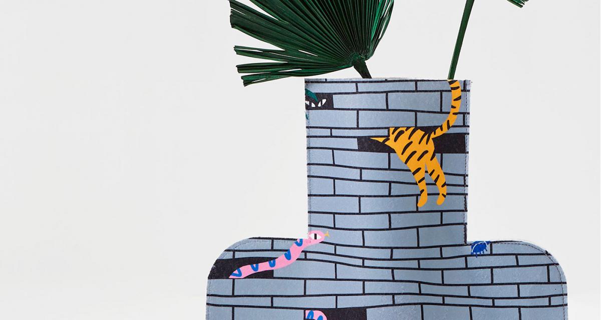 072145 Ваза L Urban Jungle SANCAL FLOWER POWER - Вид №4