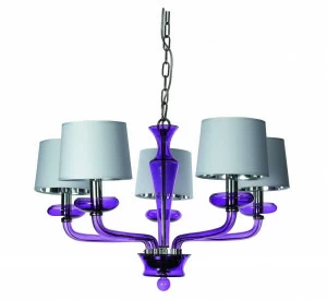 Подвесная люстра Divinare Veneto 1155/03 LM-5 DIVINARE ДИЗАЙНЕРСКИЕ, VENETO 074584 Белый