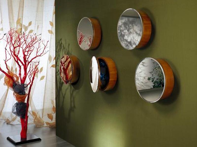 Carpanelli Круглое зеркало с контейнером sun-id-1361373 - Вид №1