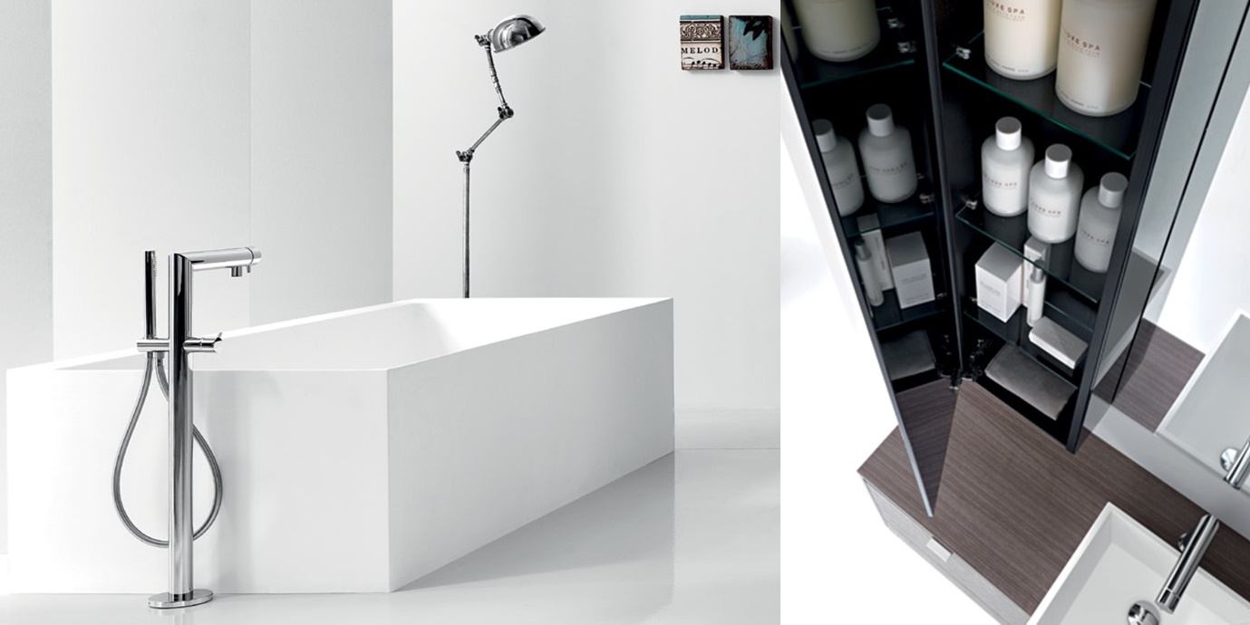 Комбинация ванной комнаты PV08 в отделке Prop 49 Milltek / 94 Canaletto MILLDUE PIVOT PIVOT08 - Вид №1