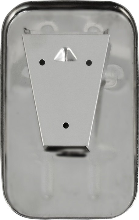 2512.031 Дозатор для жидкого мыла из нерж стали матовый антивандальный ТМ 801ML Solinne Puff  - Вид №3