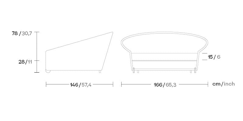 Садовая кровать с колесами Kettal Bitta Lounge ARCH-00153178 - Вид №5